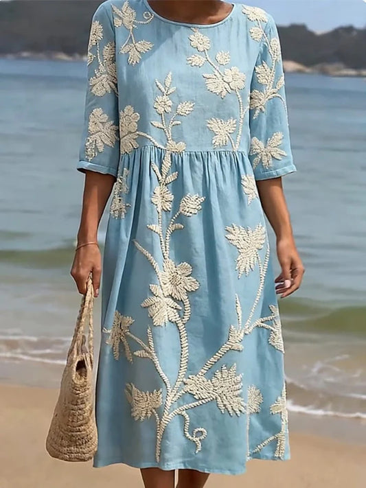 ELSA | BRODERAD VINTAGEKLÄNNING